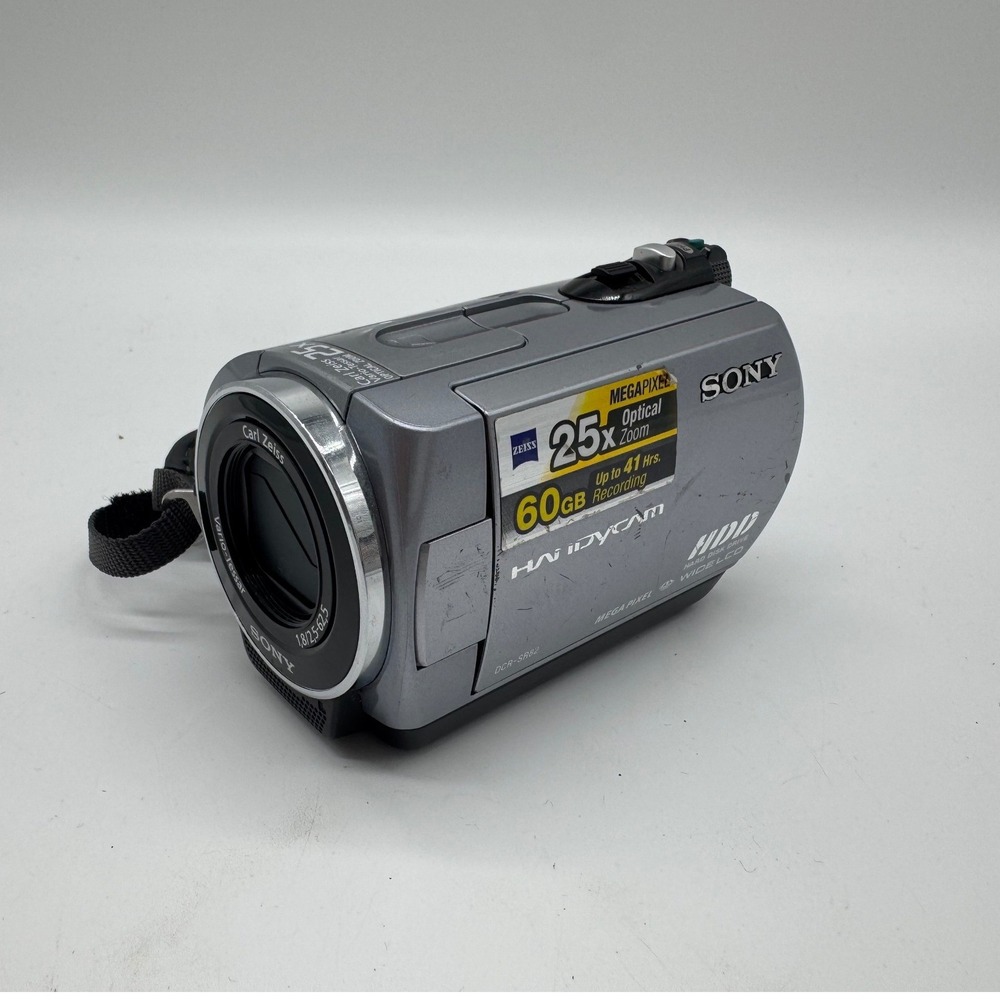 Sony Handycam DCR-SR82 60GB HDD Digital Camcorder Silver For Parts Repair